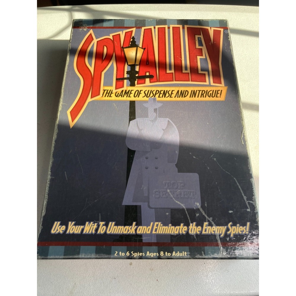 Vintage SPY ALLEY Game of Suspense and Intrigue Complete Use your Wit Strategy